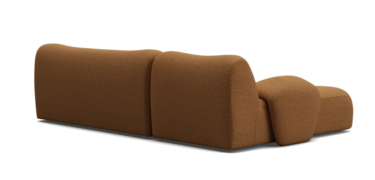 nonno sectional boucle sofa