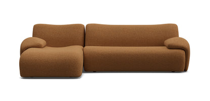 nonno sectional boucle sofa