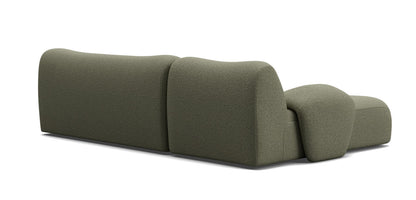 nonno sectional boucle sofa