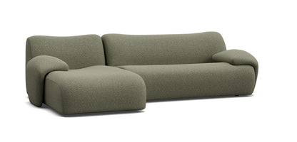 nonno sectional boucle sofa