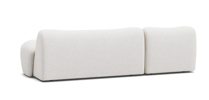 nonno sectional boucle sofa