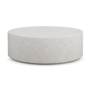 Front product view of the Occhio Round Coffee Table by DORSA