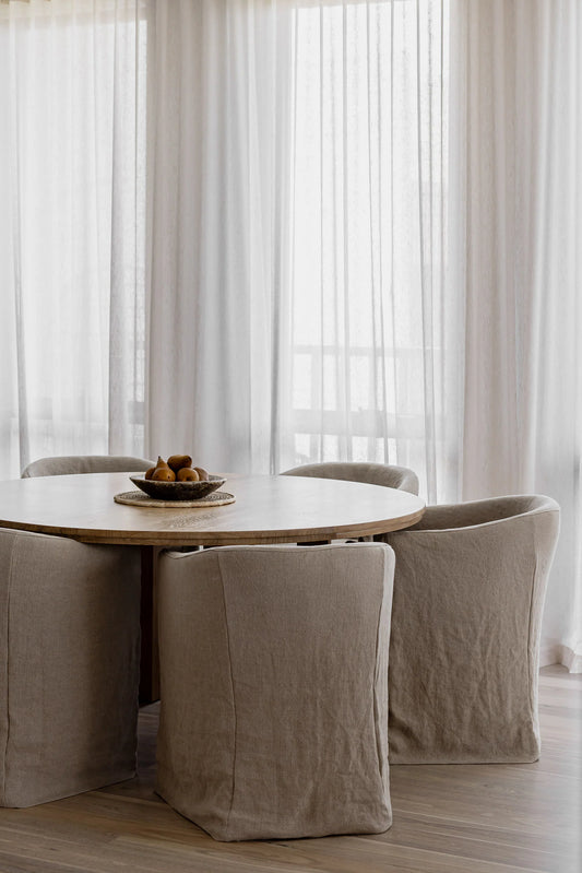 pasto boucle dining chair