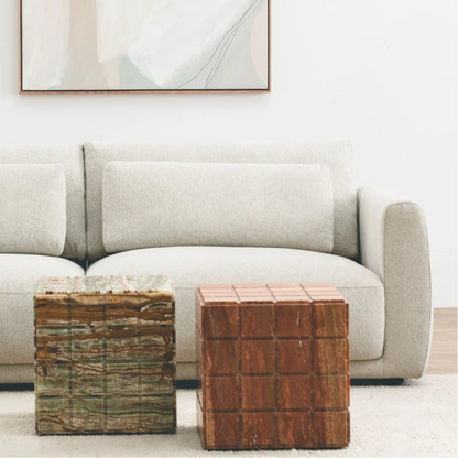 piazza marble side table