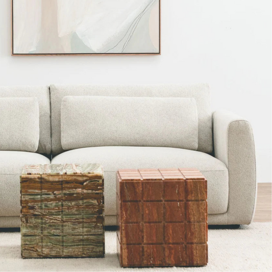 piazza marble side table