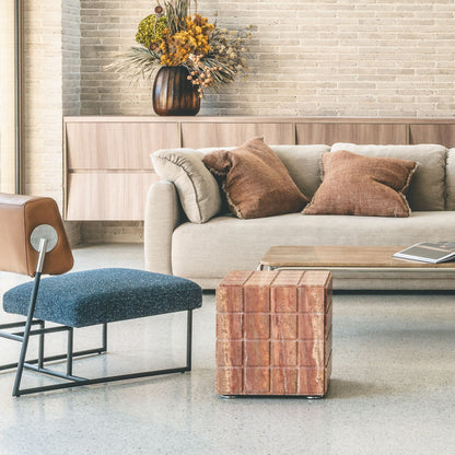 piazza marble side table