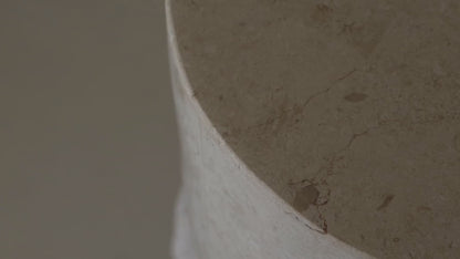 frastagliata fibreglass side table