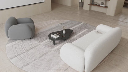 secondaria boucle sofa