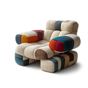 Front product view of the Quilté Lounge Chair by DORSA