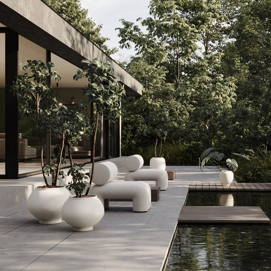 rastrello boucle lounge chair