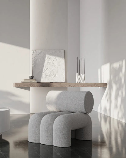 rastrello boucle lounge chair