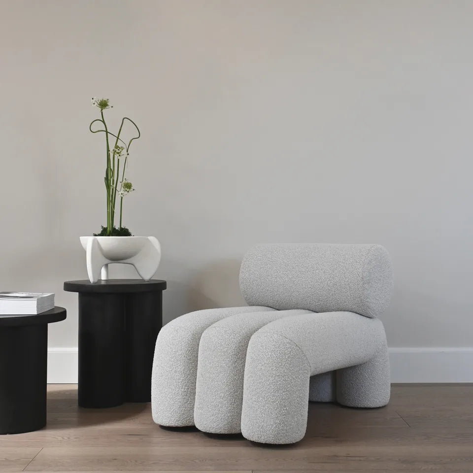 rastrello boucle lounge chair