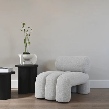rastrello boucle lounge chair
