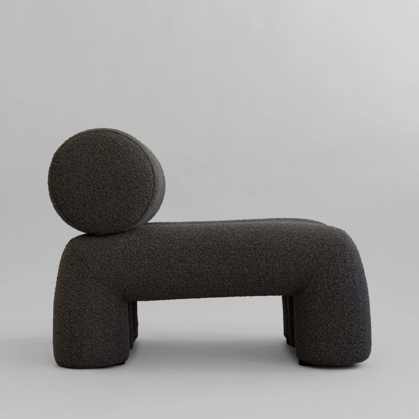 rastrello boucle lounge chair