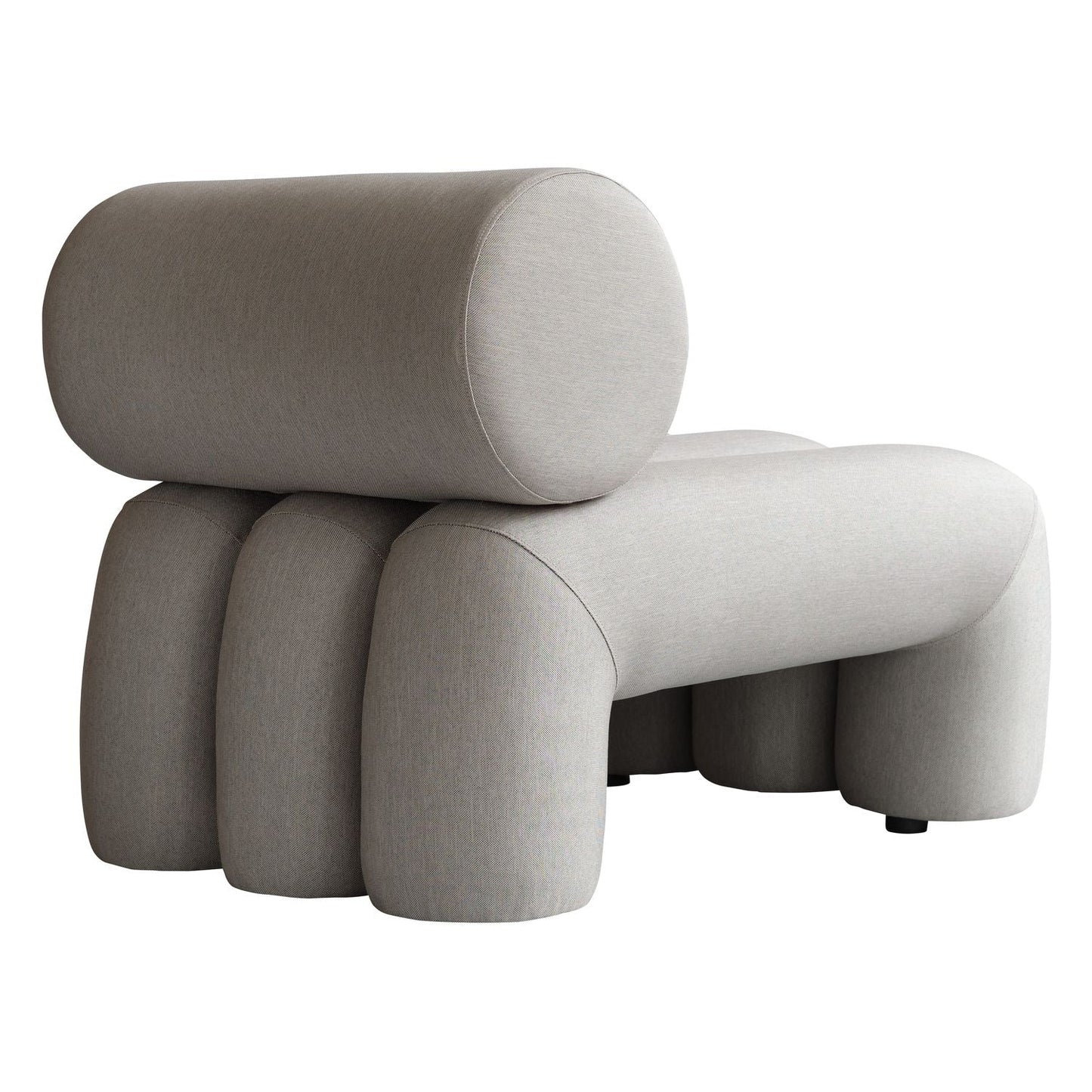rastrello boucle lounge chair