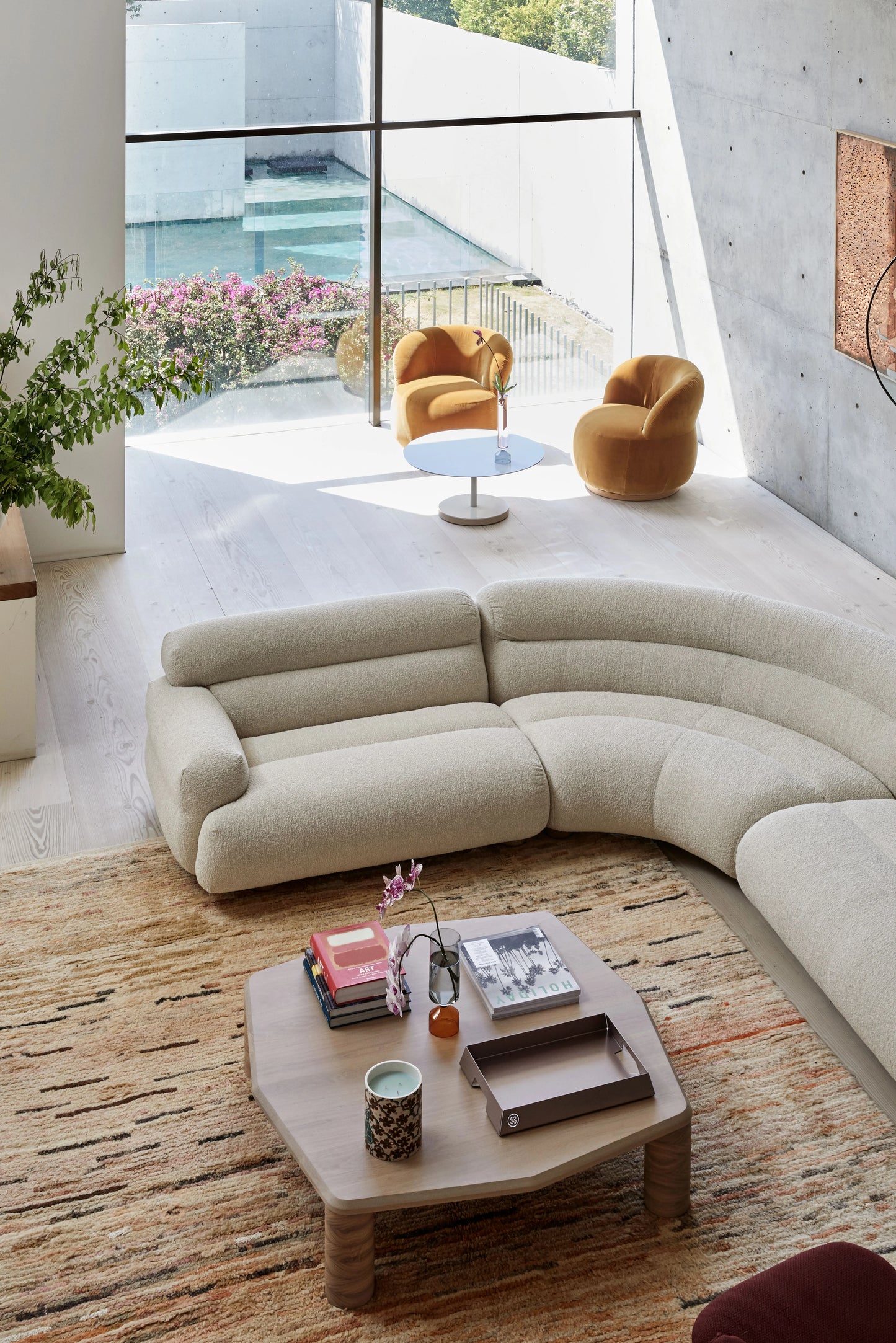 santuario "L" shaped sectional sofa
