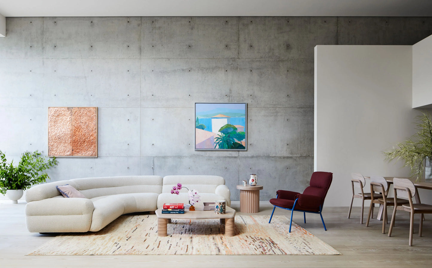 santuario "L" shaped sectional sofa