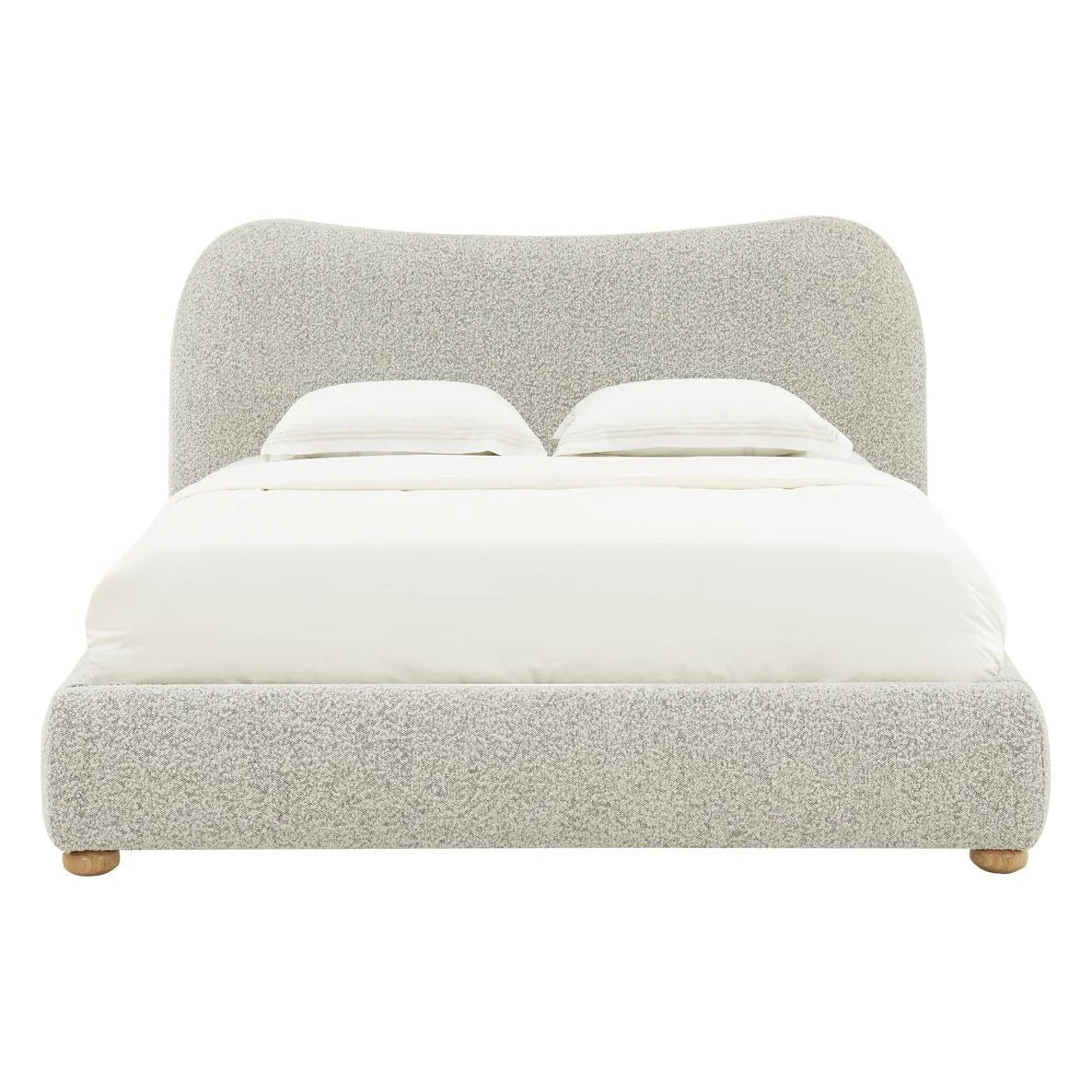 sbalorditiva king boucle bedframe