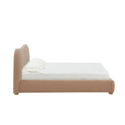 sbalorditiva king boucle bedframe