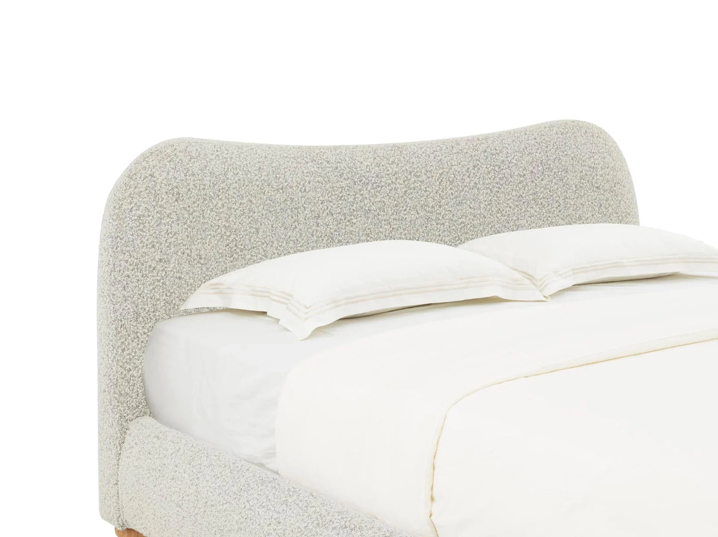 sbalorditiva king boucle bedframe