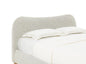 sbalorditiva king boucle bedframe