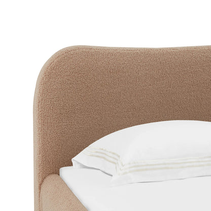 sbalorditiva king boucle bedframe