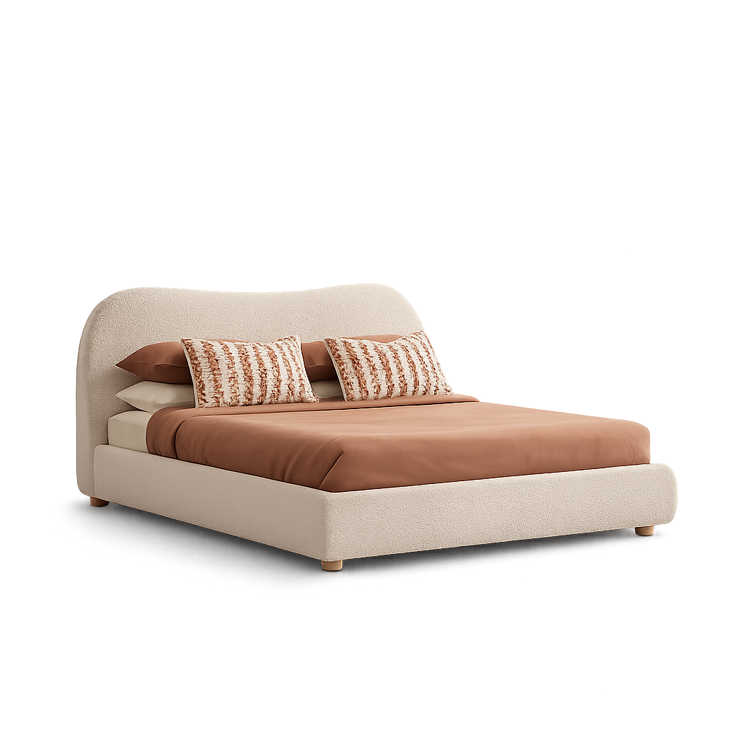 Sbalorditiva Boucle King Bedframe