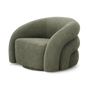 Semplicità Suede Lounge Chair