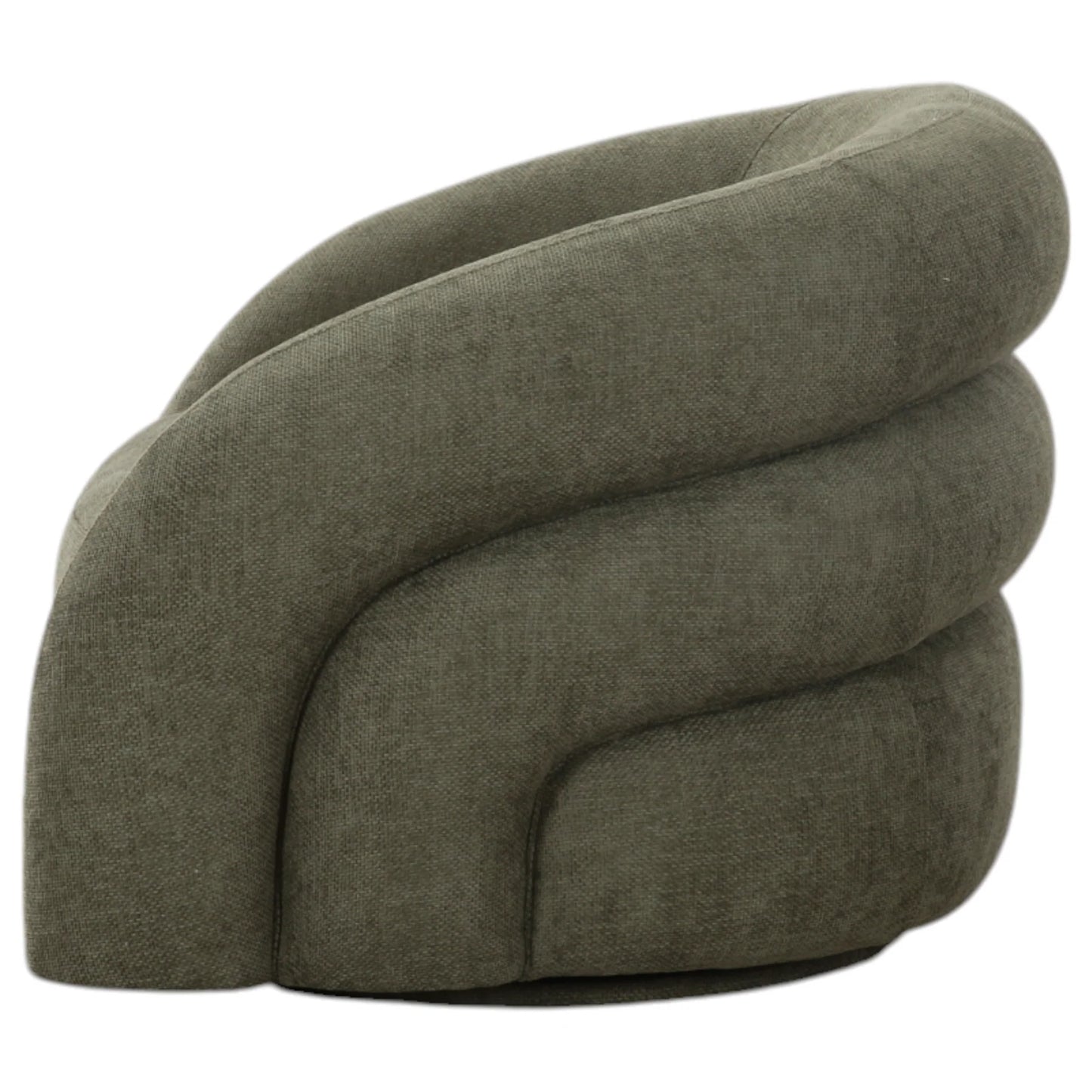 semplicità suede lounge chair
