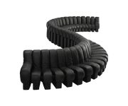 Front product view of the Serpente Modular Sofa by DORSA