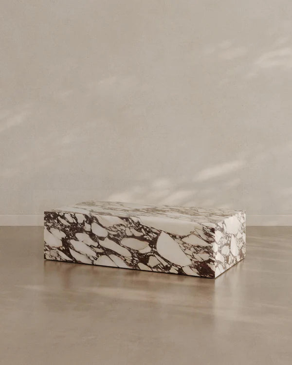 solida low marble table