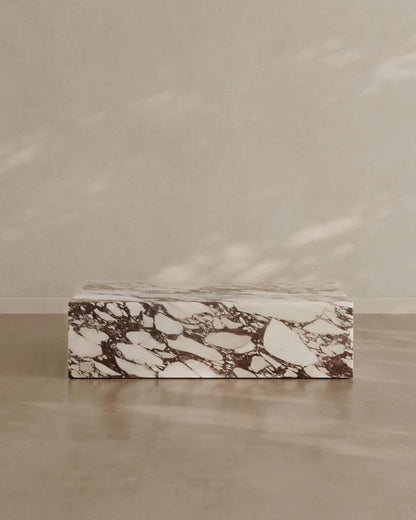 solida low marble table