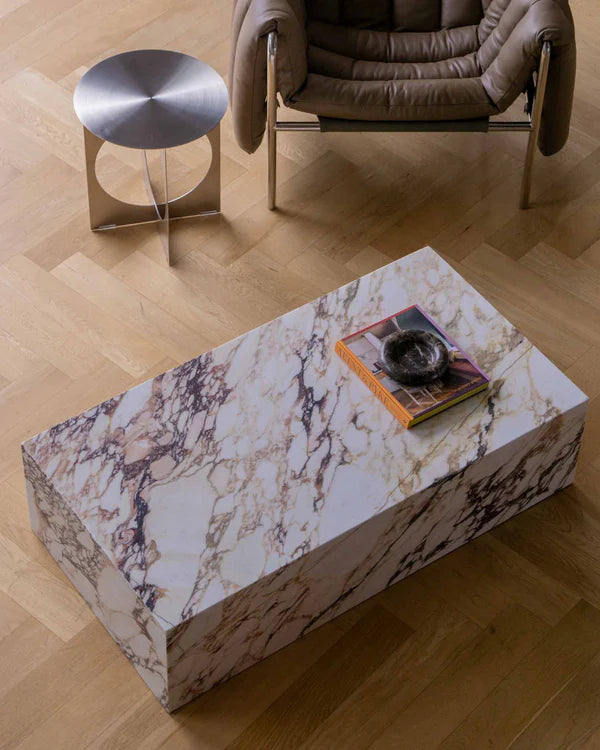 solida low marble table