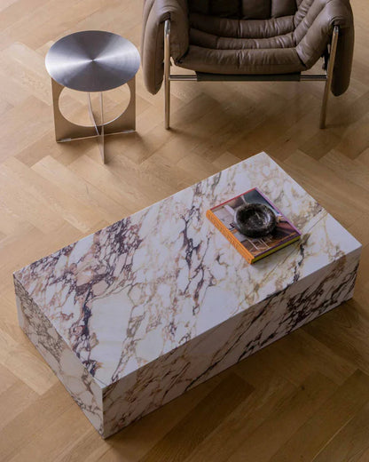 solida low marble table