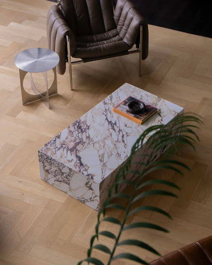 solida low marble table