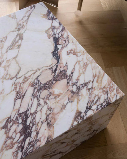 solida low marble table