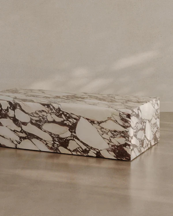solida low marble table